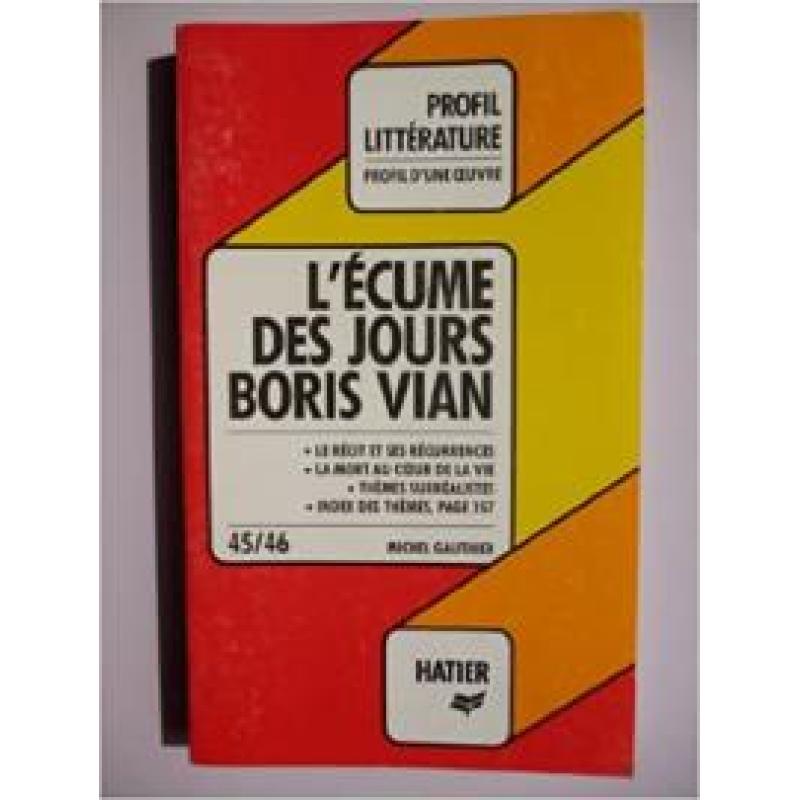 L'Ecume des jours, Boris Vian : analyse critique